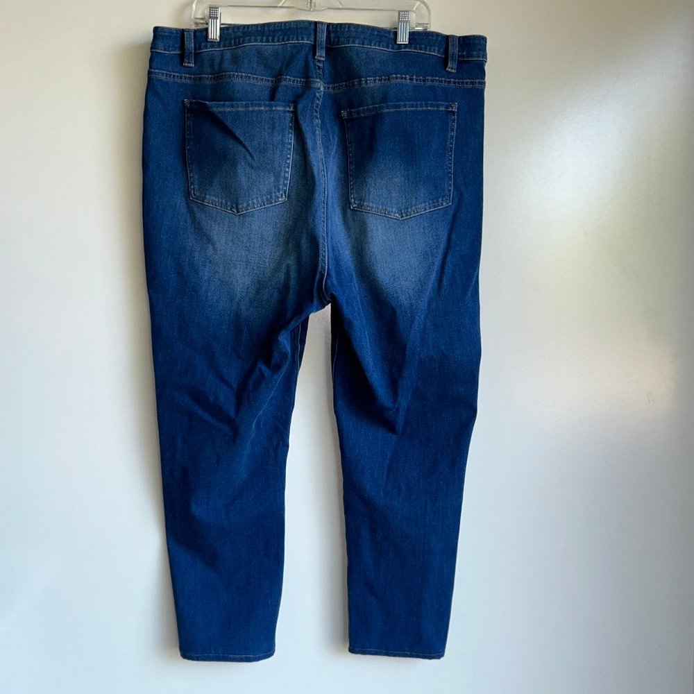 SOFT SURROUNDINGS Stretchy Denim Ankle High Rise Skinny Jeans Size 20W - Picture 3 of 10